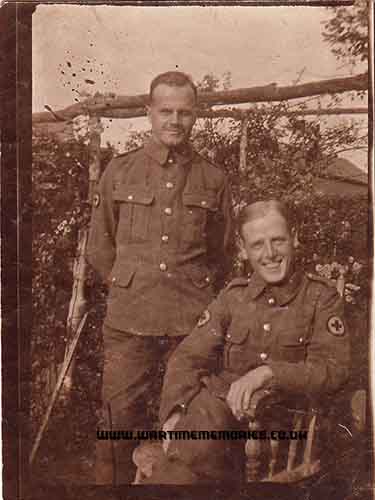 Arthur [1914] with Jack who was killed on the the Somme